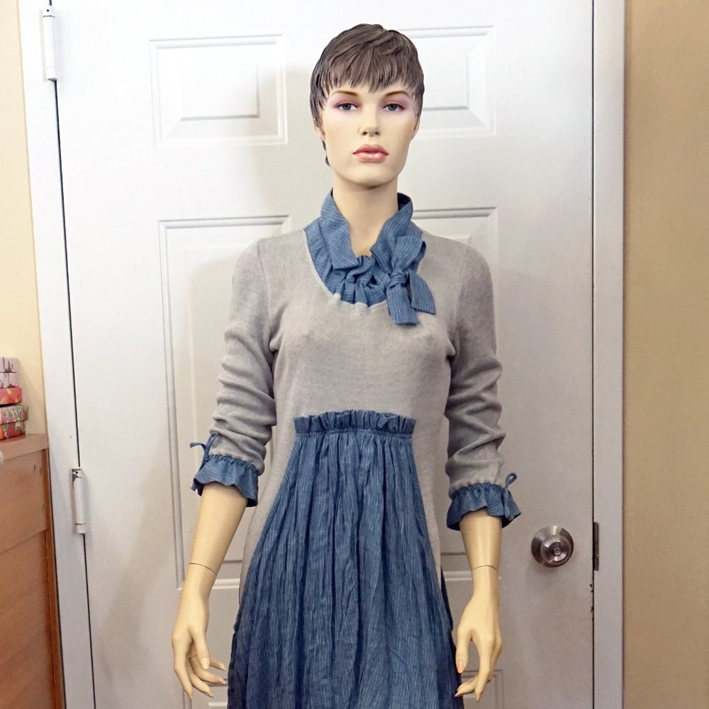 HANDMADE IN EUROPE LINEN DRESS